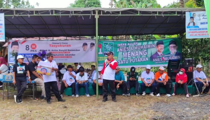 Sebahagian Besar Warung di Langkat Pasang Spanduk AMIN