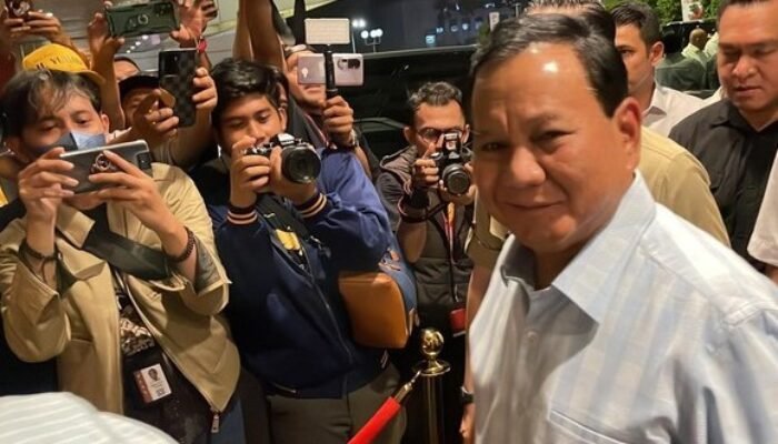 Prabowo Hadiri Deklarasi Arah Dukungan PSI di Pilpres 2024