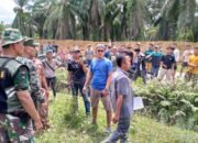 PTPN 2 Halau Warga yang Berusaha Stop Pembuatan Parit Isolasi
