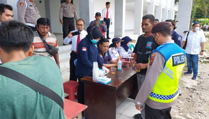 Ops Lilin Toba 2023, Sat Narkoba Polres Langkat Amankan Tiga Sopir Positif Metamfetamin