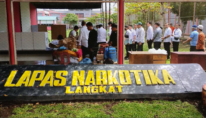 Kalapas Narkotika Kelas II Langkat : Terkendala KTP, Hanya 50 Persen WBP yang Bisa Gunakan Hak Pilih