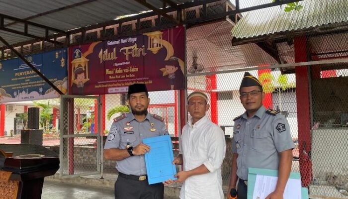 Momen Idul Fitri 1445 H, 1105 Narapidana LPN Langkat Kanwil Kemenkumham Sumut Terima Remisi