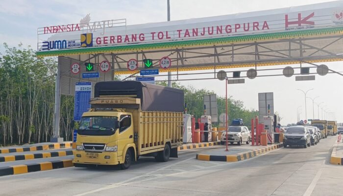 H-2 Lebaran 2024, Arus Mudik di Exit Tol Tanjung Pura Naik 115 Persen