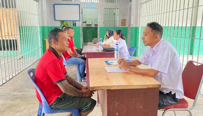 LPN Kelas AII Langkat Kanwil Kemenkumham Sumut Gelar Skrining Assist