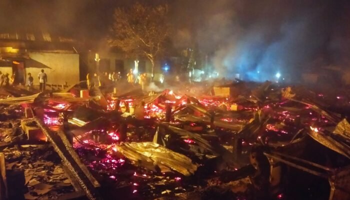 Rumah Jompo di Kampung Tarekat Naqsyabandiyah Babussalam Ludes Terbakar