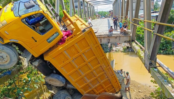 Ambruk, Dinas PUPR Sumut Anggarkan Rp20 Miliar untuk Bangun Jembatan Sei Air Tenang