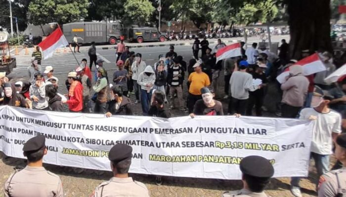 Demo di KPK, AMPPUH Minta Tangkap Jamaluddin Pohan dan Marojahan Panjaitan
