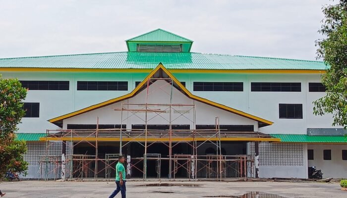 Rehabilitasi Gedung Serbaguna Langkat Berseri Rp2,9 Miliar Molor, Rekanan Bakal Kena Sanksi