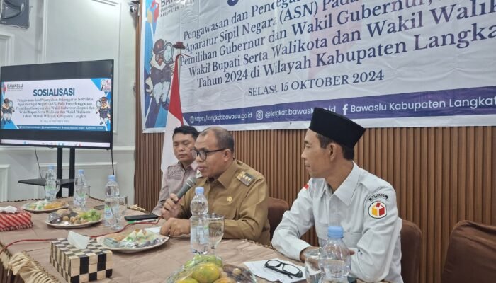Bawaslu Langkat Gelar Sosialisasi Pencegahan Pelanggaran Netralitas ASN Pada Penyelenggaraan Pilkada