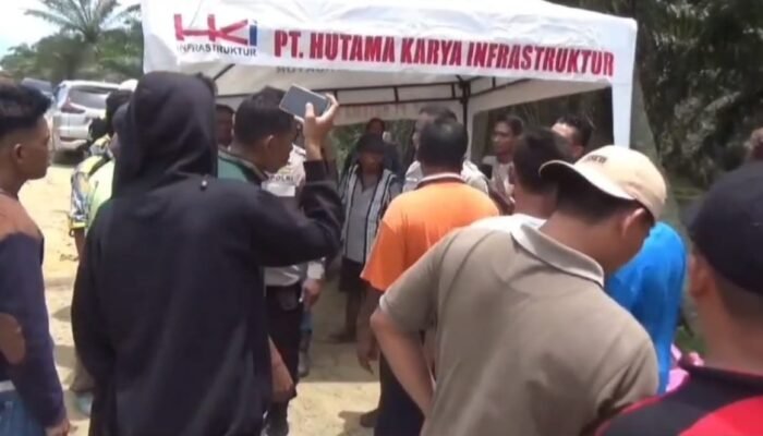 Soal Ganti Rugi Lahan Proyek Tol Binjai-Langsa, Warga Gebang Ricuh