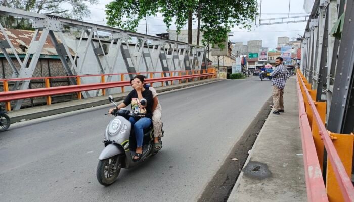 Plat Besi dan Ratusan Baut Dicuri, Jembatan Tanjung Pura Rawan Ambruk