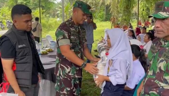 HUT TNI dan Pemuda Pancasila, MPC PP Langkat Gelar Baksos Bersama Dandim