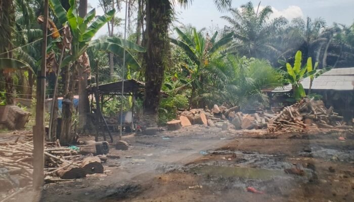 Aktivitas Penyulingan Kondensat Ilegal di Wilkum Polres Langkat Terkesan Kebal Hukum